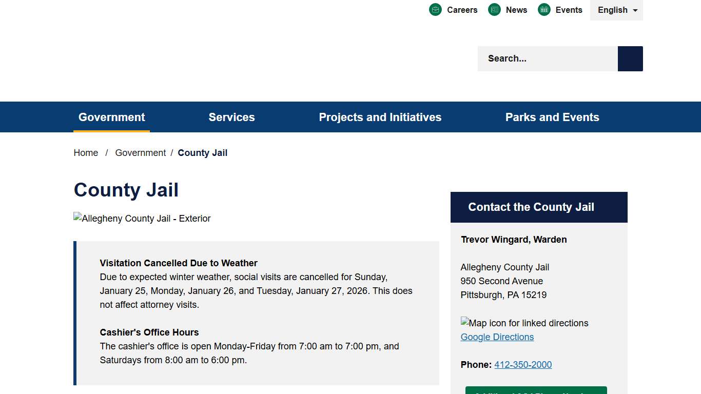 County Jail - Allegheny County, PA